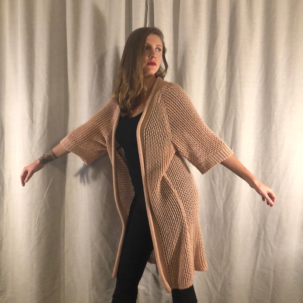 Pink knit cardigan - Picture 4 of 5